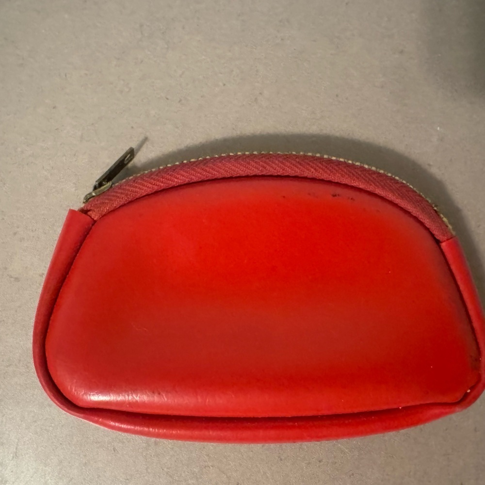 Vintage Red Coin Purse